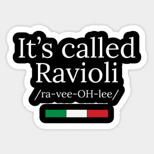 It's called Pasta Ravioli Sticker